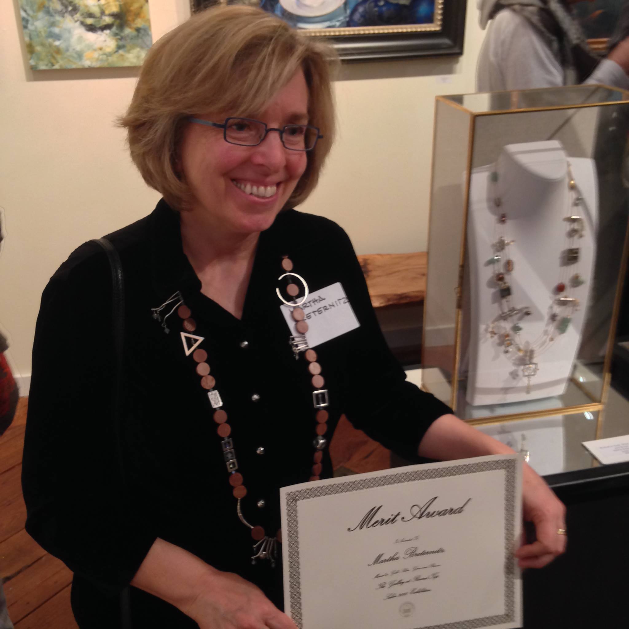 Merit Award at Gallery in Round Top, Texas, 2015